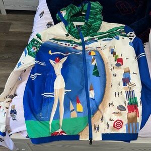Polo by Ralph Lauren Vibrant Blue and Green Ski Jacket